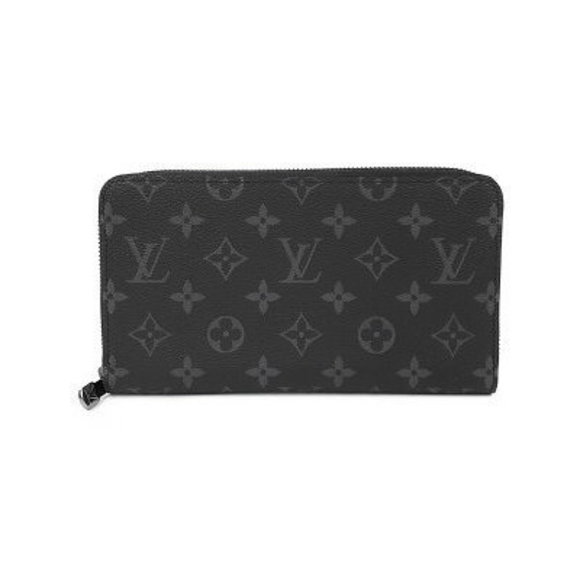 Louis Vuitton Eclipse Black Zippy Organizer NM Zip Long Wallet - Picture 1 of 5